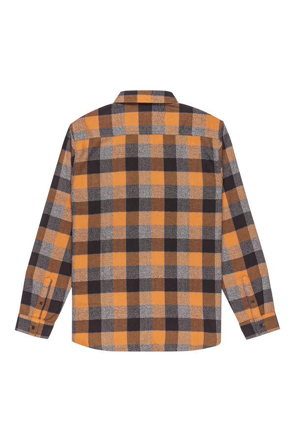 Quiksilver Motherfly Plaid - for men long sleeve Shirt Print