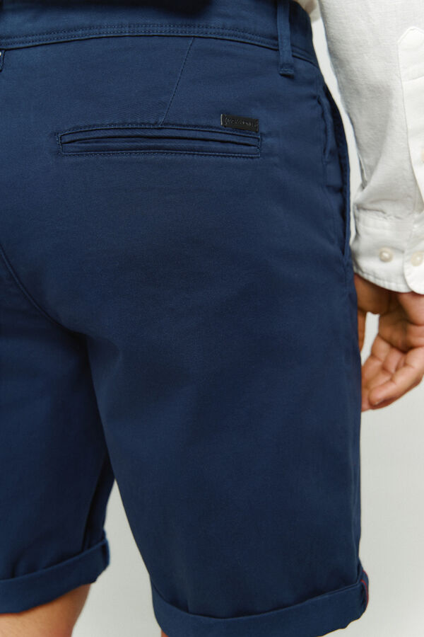 Jack & Jones Chino regular fit Bermuda shorts blue