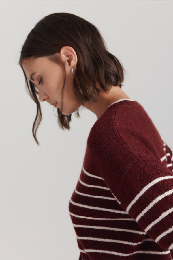 Springfield Round neck jumper red