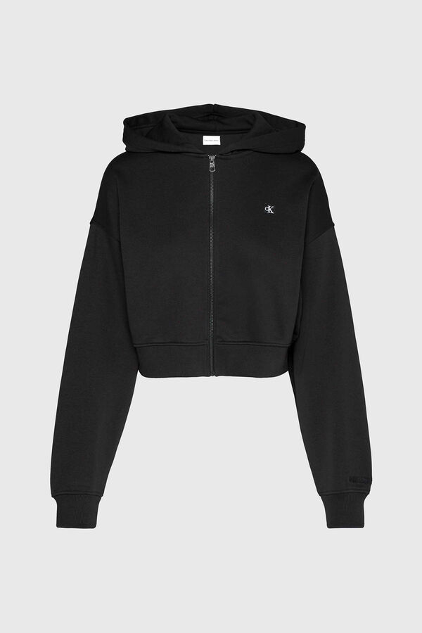 Calvin Klein Sudadera de mujer con capucha negro