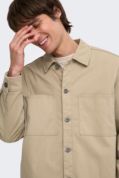 Only & Sons Relaxed fit overshirt with pockets
