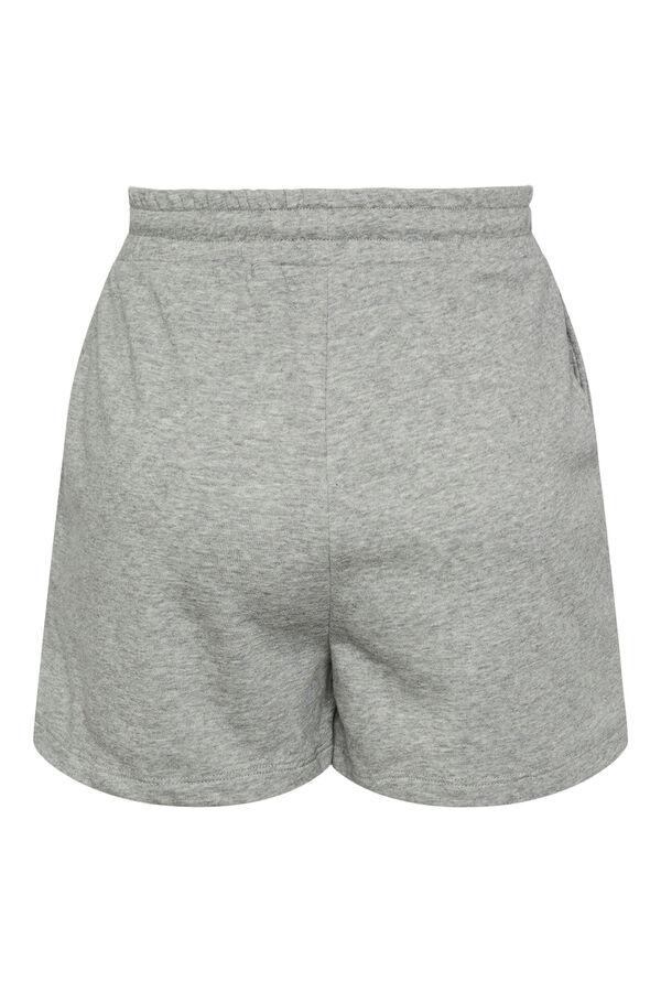 Springfield Pantalón corto felpa gris claro