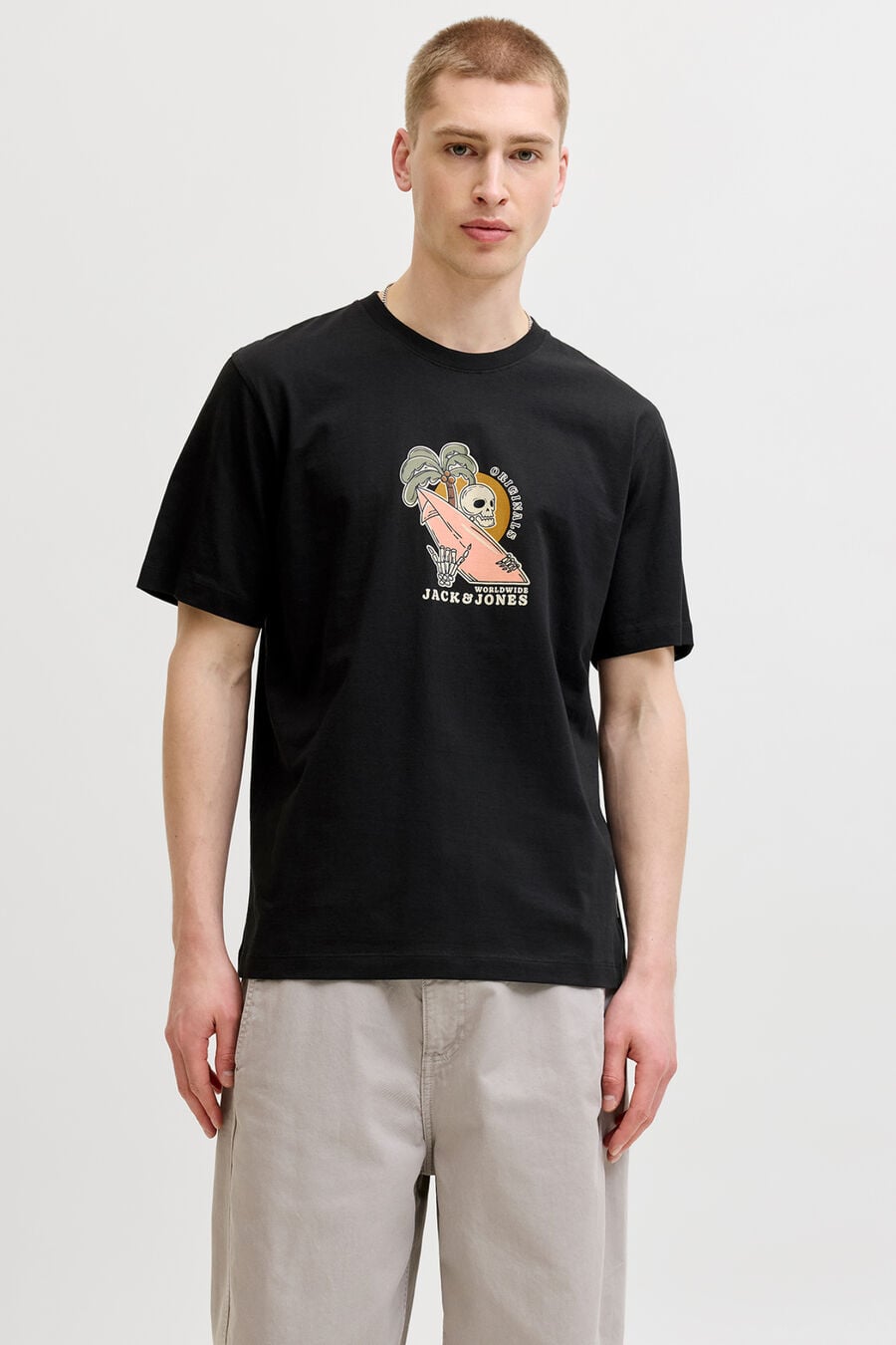 Camiseta estampada algodón