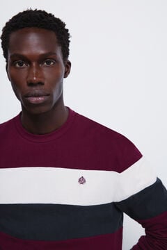 Springfield long sleeve piqu&eacute; cut-out T-shirt