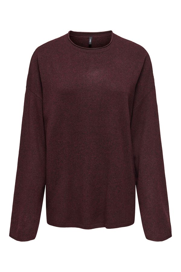 Only Round neck jumper pink