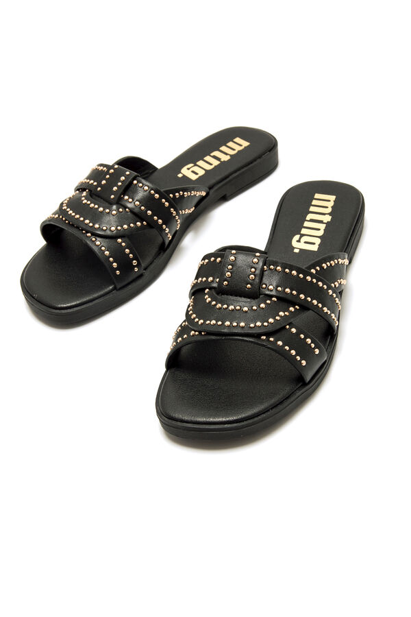 MTNG Flat sandals black
