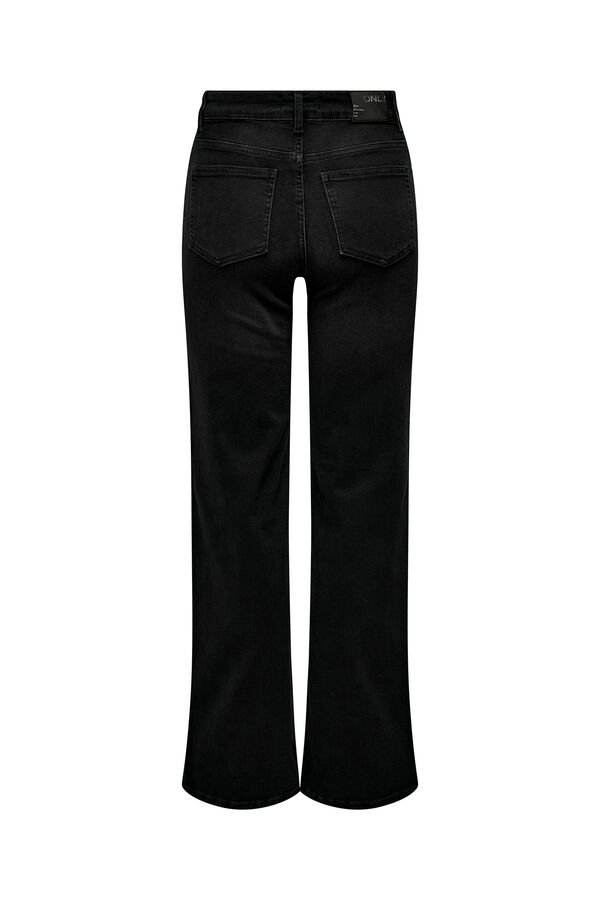 Only Wide jeans Crna