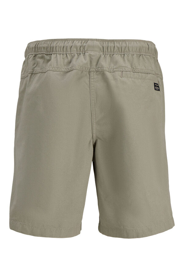 Jack & Jones Bermuda jogger de algod&oacute;n gris