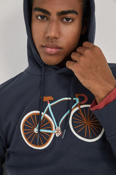 Springfield Bike hoodie blue
