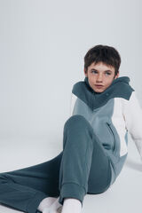 Springfield Kids Sudadera capucha cortes ni&ntilde;o azul