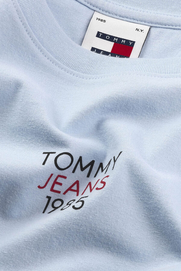 Springfield Camiseta de mujer Tommy Jeans azul claro