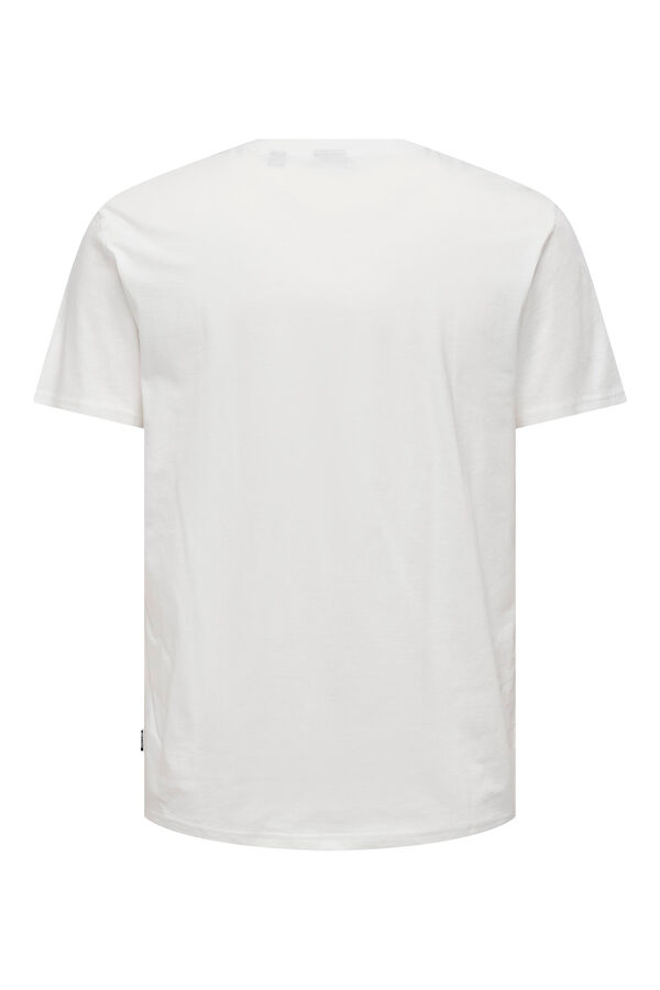 Springfield Camiseta manga corta blanco