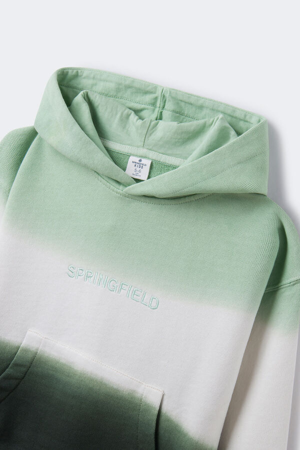 Springfield Boys' dip dye sweatshirt green
