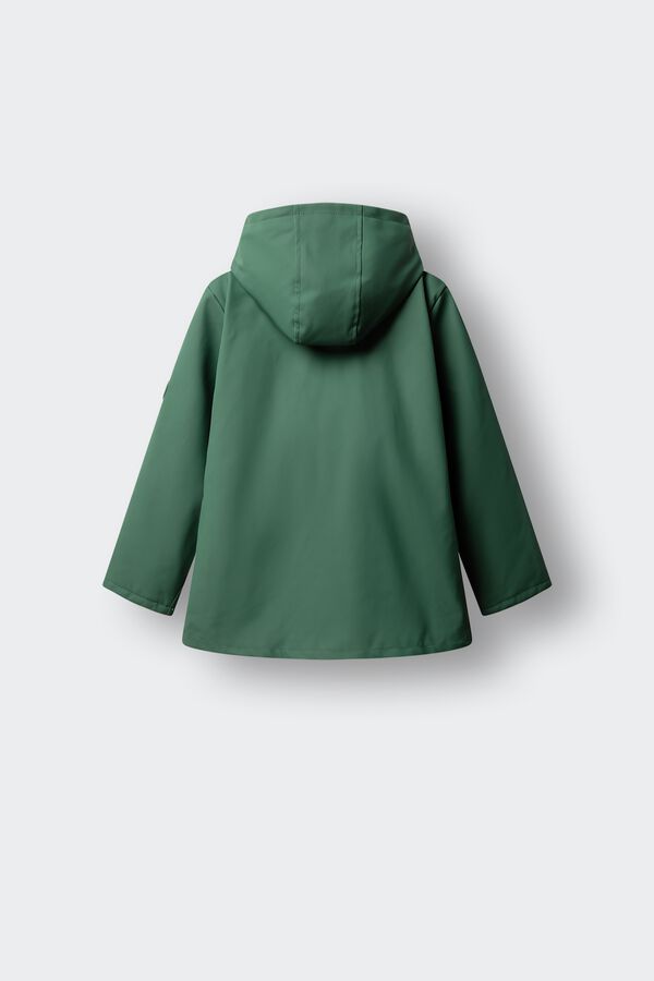 Springfield Kids Kids rubberised parka green