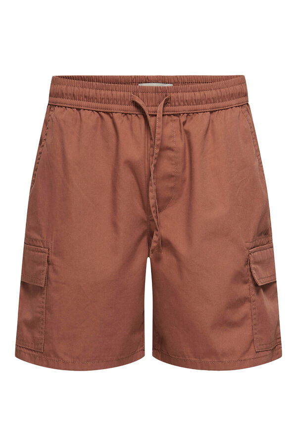 Only & Sons Cargo Bermuda shorts nude