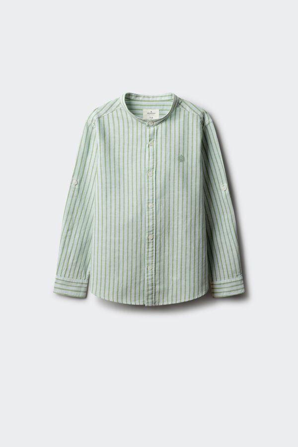 Springfield Kids Camisa manga larga rayas verde ni&ntilde;o verde