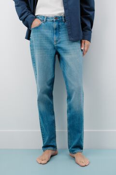 Springfield Mid-wash overdyed regular fit jeans