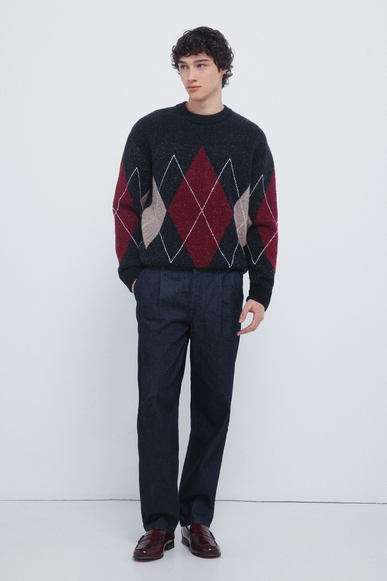 Springfield Fancy diamond-patterned jumper