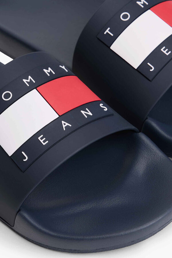 Tommy Jeans Chanclas tipo pala azul
