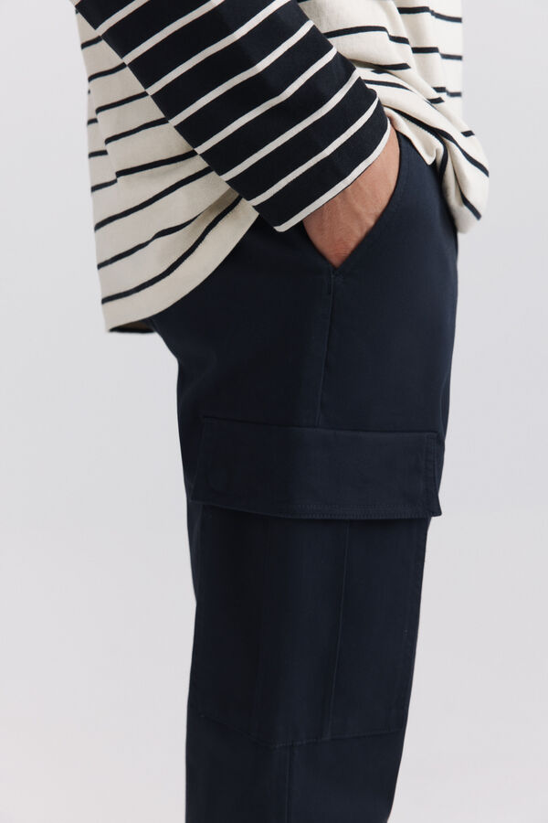 Springfield Comfort cargo trousers blue