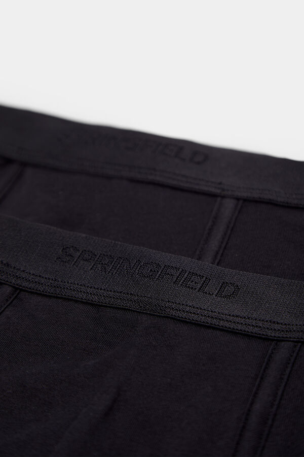 Springfield 2er-Pack Basic-Boxershorts schwarz