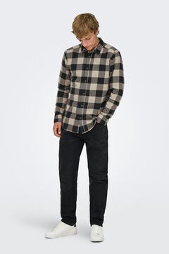 Only & Sons Camisa aos quadrados slim fit