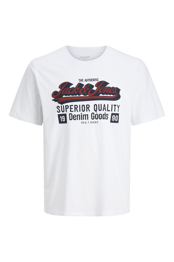 Jack & Jones PLUS Essential short-sleeved T-shirt white