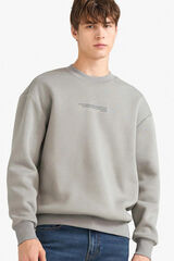 DeFacto Round neck sweatshirt grey