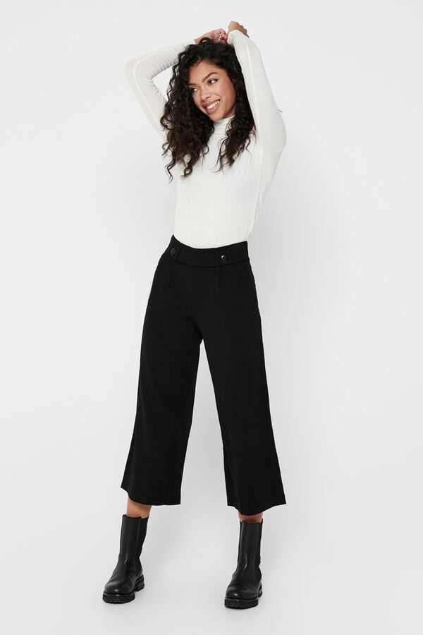 JDY Wide culottes black