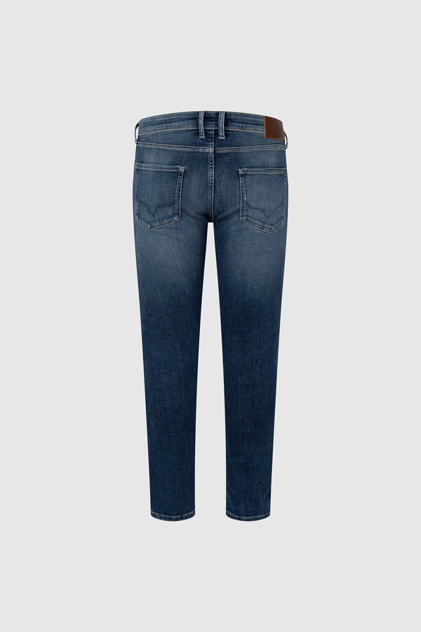 Springfield Jeans skinny de corte baixo azulado