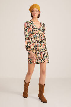 Springfield Floral Tailored Dress black