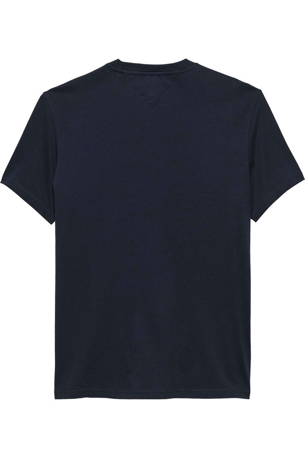 Tommy Jeans Camiseta slim manga corta azul
