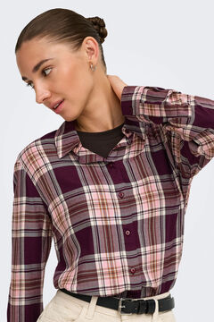JDY Camisa de manga comprida aos quadrados