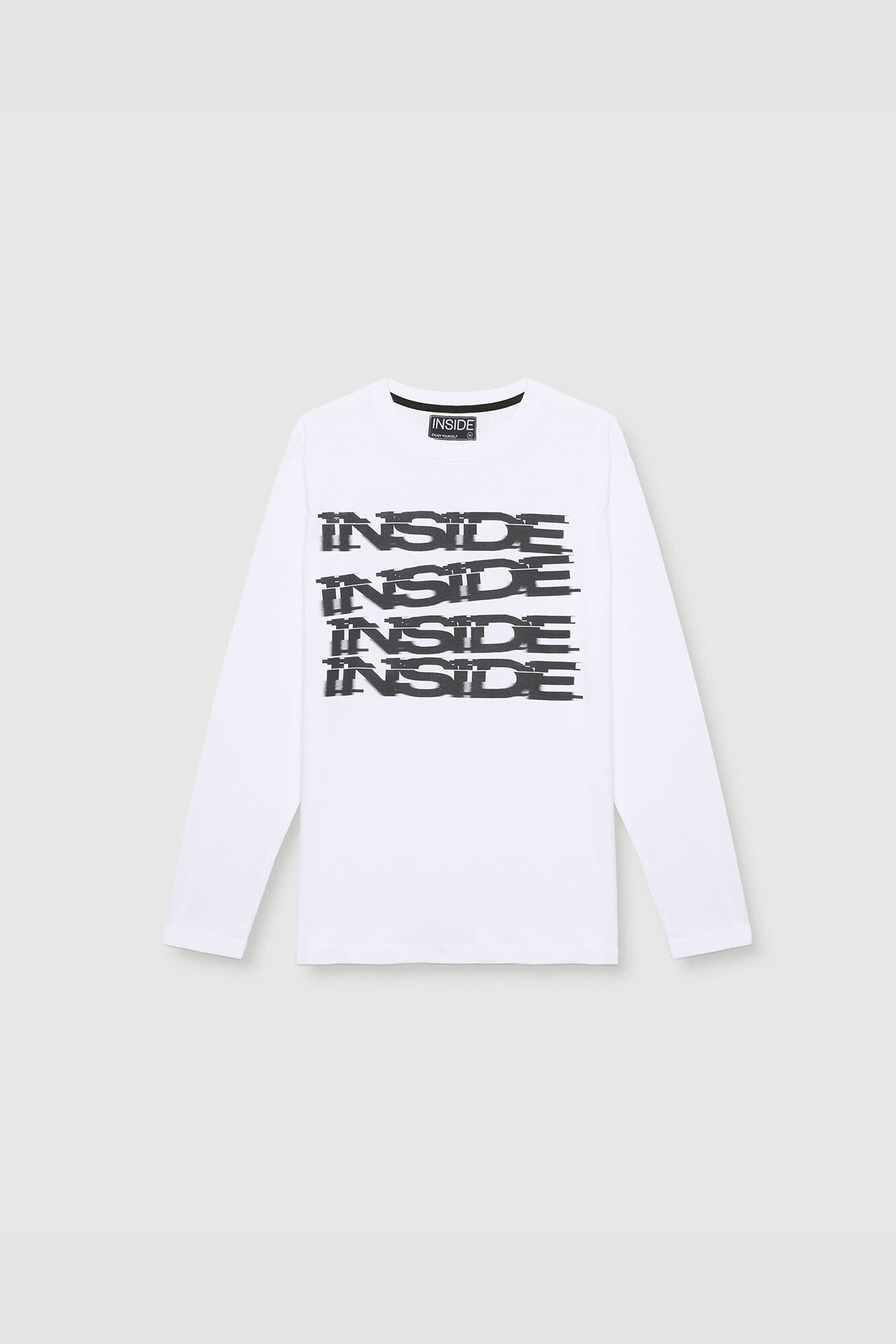 Inside T-shirt com estampado interna