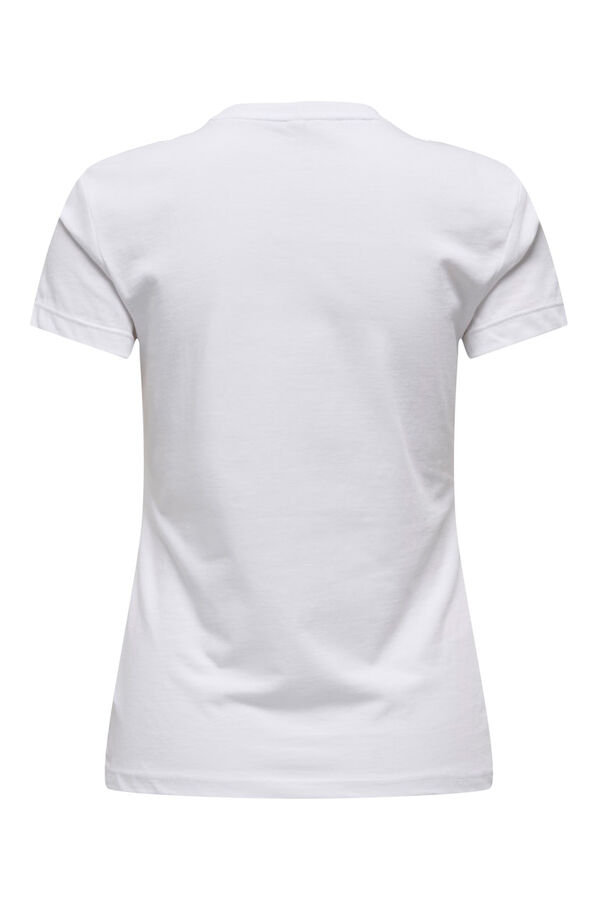 Only Printed short-sleeved T-shirt pink