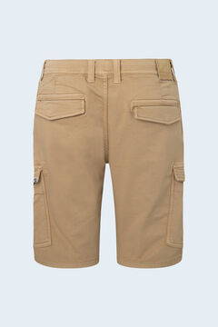 Springfield Jogger-style Bermuda shorts  brown