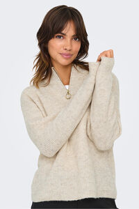 Only Rollkragenpullover Reißverschluss