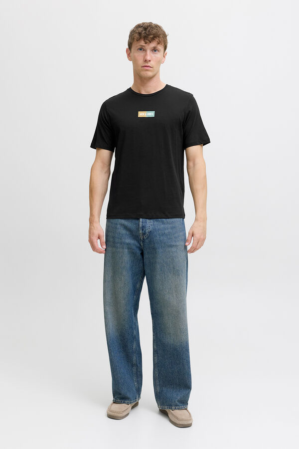 Jack & Jones T-shirt de corte regular  preto