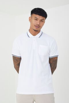 Brave Soul Polo de manga corta con bolsillo