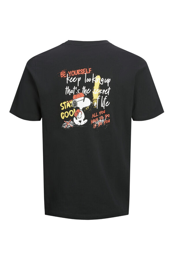 Springfield T-shirt do Snoopy preto