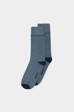 Springfield Essential contrast socks steel blue