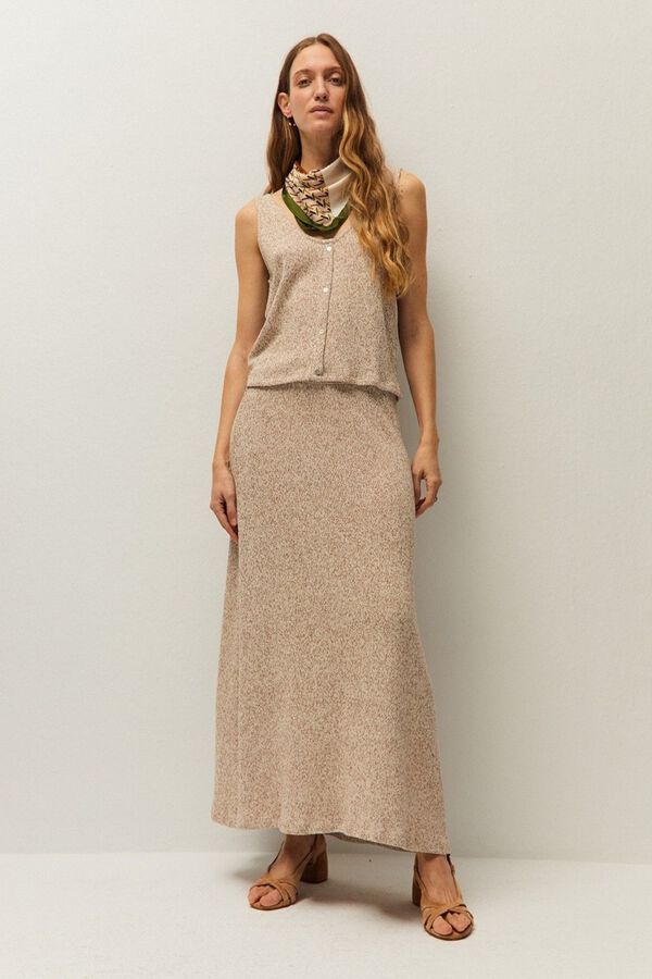 Systemaction Saia comprida de malha cru