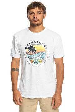 Springfield QS Surf Club - Camiseta manga corta blanco
