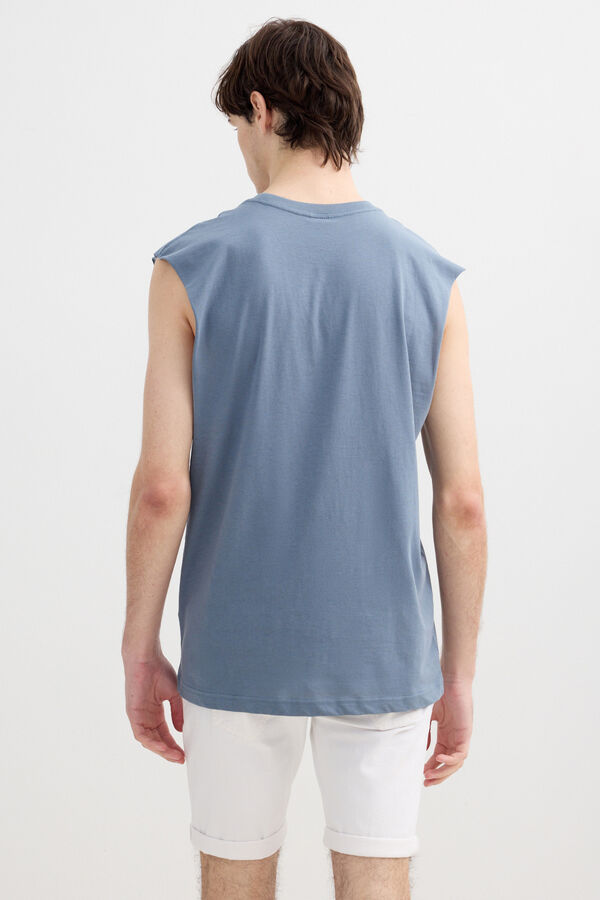 Inside Plain vest top grey
