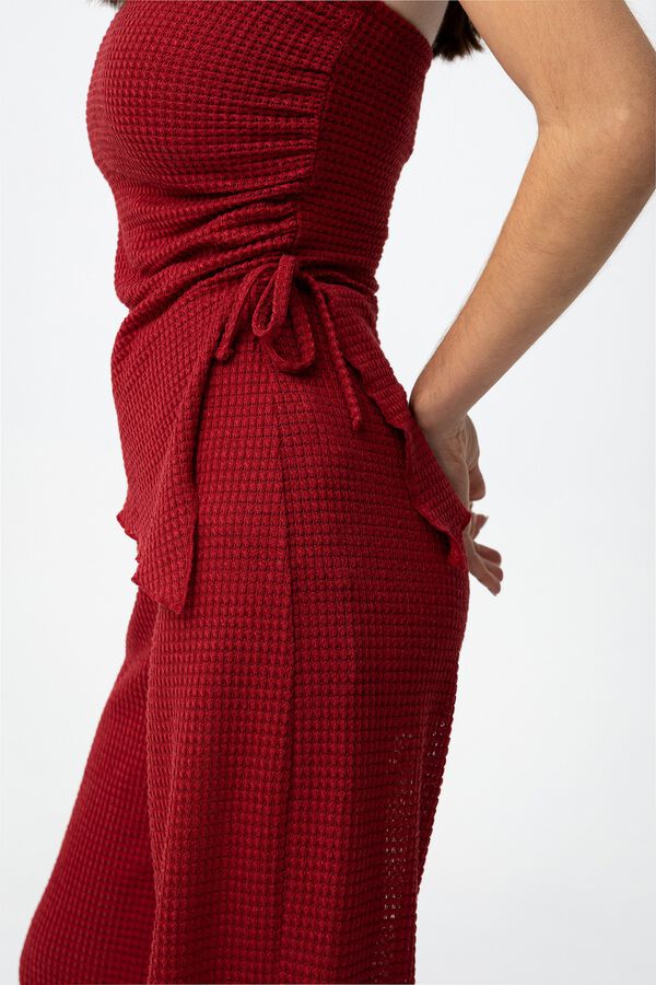 Tiffosi Young Pantalones wide leg red