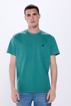 Springfield Basic round neck t-shirt green