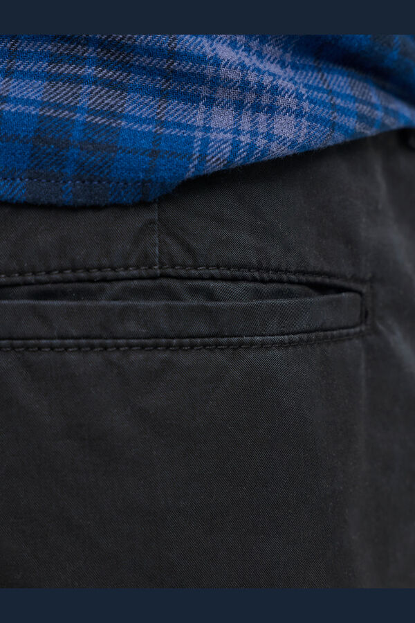 JJ REBEL Relaxed fit cargo Bermuda shorts black