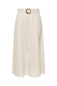 JDY Falda midi lino