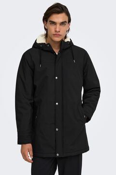 Only & Sons Parka de corte recto y forro interior