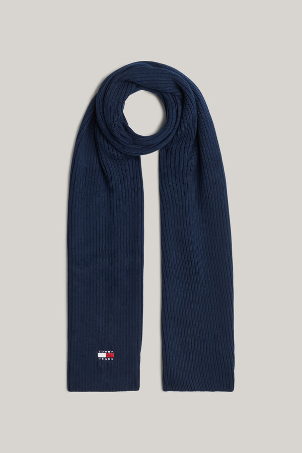 Tommy Jeans Tommy Jeans scarf with flag blue